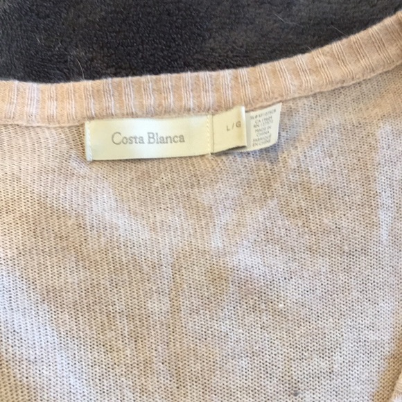 Costa Blanca Cream Colored Cardigan - Picture 3 of 4